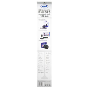 CB PNI S75 antena su drugelio tipo laikikliu, 26-28MHz, strypo ilgis 54 cm, komplekte 125mm magnetas - Image 10