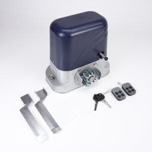 PNI AP800D vartų automatikos komplektas, kurį sudaro 4 m metalinis krumpliastiebis, fotoelementai, nuotolinio valdymo pultas, signalinė lemputė, 230V variklis, 1100 N jėga ir 800 kg stumdomiems vartams - Image 12