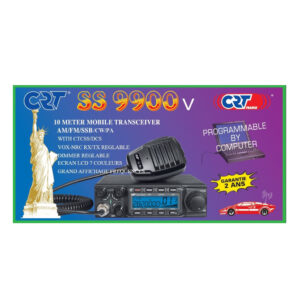 Mėgėjiška radijo stotis CRT SS 9900V AM, FM, LSB, USB, CW 28-29.7Mhz, ASQ, DTMF, Roger Beep, 12V, CTCSS, DCS, programuojama - Image 4