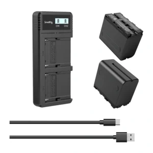 SMALLRIG NP-F970 akumuliatorių įkroviklis