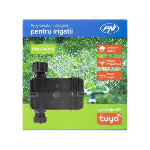 Išmanusis laistymo programatorius PNI SWI170, Wi-Fi, 3/4 arba 1/2 jungtis, 1700 l/h, valdymas per „Tuya“ programėlę, suderinamas su „Amazon Alexa“ ir „Google Home“ - Image 7