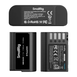 Fotoaparato baterija SMALLRIG DMW-BLK22 - Image 3
