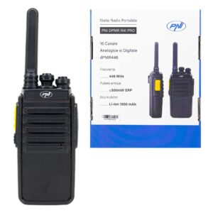 Nešiojama radijo stotelė PNI DPMR R41 PRO, 0.5W, dPMR446, 16 skaitmeninių ir analoginių kanalų, TOT, nuskaitymas (Scan), monitorius, programuojama, 1500mAh baterija, CTCSS/DCS - Image 3