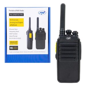 Nešiojama radijo stotelė PNI DPMR R41 PRO, 0.5W, dPMR446, 16 skaitmeninių ir analoginių kanalų, TOT, nuskaitymas (Scan), monitorius, programuojama, 1500mAh baterija, CTCSS/DCS - Image 4