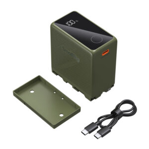 Fotoaparato baterija SMALLRIG NP-F970 (žalia) - Image 3