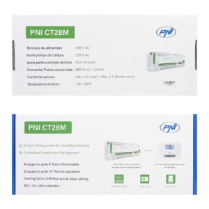 PNI CT28 valdymo modulis su 8 zonomis, grindiniam šildymui - Image 10