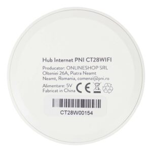 PNI CT28WIFI interneto šakotuvas, skirtas PNI CT28 valdymo moduliui su 8 grindinio šildymo zonomis - Image 3