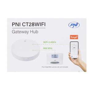 PNI CT28WIFI interneto šakotuvas, skirtas PNI CT28 valdymo moduliui su 8 grindinio šildymo zonomis - Image 9