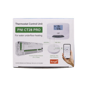 Belaidis termostato blokas PNI CT28 PRO, su WiFi, internetiniu grindinio šildymo valdymu susiejant su PNI CT28 valdymo moduliu su 8 zonomis - Image 13
