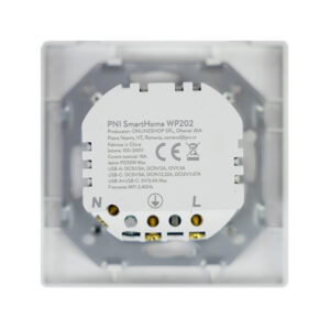 PNI SmartHome WP202 WiFi dvigubas išmanusis lizdas su įleidžiamu montavimo rėmeliu, valdymas internetu - Image 4