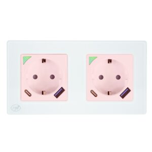 PNI SmartHome WP202 WiFi dvigubas išmanusis lizdas su įleidžiamu montavimo rėmeliu, valdymas internetu - Image 8