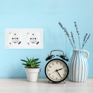 PNI SmartHome WP202 WiFi dvigubas išmanusis lizdas su įleidžiamu montavimo rėmeliu, valdymas internetu - Image 10