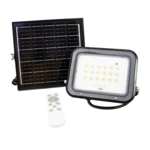 PNI GreenHouse WS50 PRO 50W LED prožektorius su 6W saulės baterija, 5000mAh akumuliatoriumi, 800lm, nuotolinio valdymo pulteliu, laikmačiu ir reguliuojamu ryškumu, 6500 K, IP65 - Image 2