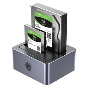 UNITEK KLONAVIMO STOTIS 2X SATA 2,5"/3,5" USB 5GB - Image 3
