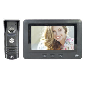 PNI DF930 vaizdo telefonspynė su 1 monitoriumi, 7 colių LCD ekranu, 800x480, elektromagnetinės spynos išvestimi, juoda - Image 5