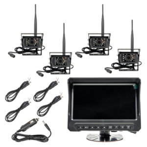 PNI TRK504 belaidžio vaizdo stebėjimo rinkinys sunkvežimiams su DVR, LCD monitoriumi ir 4 kameromis - Image 9