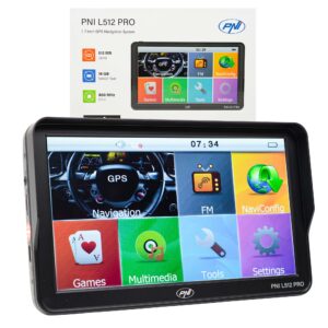 PNI L512 PRO GPS navigacijos sistema su skydeliu nuo saulės, 7 colių, 800 MHz, 512MB DDR, 16GB vidinė atmintis, FM siųstuvas - Image 10