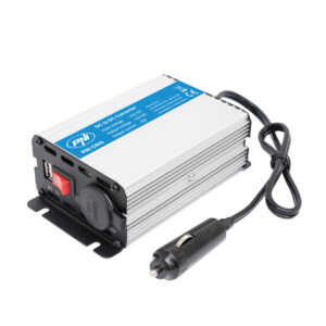 PNI CN15 įtampos keitiklis 180W, 24V-12V, 15A, USB 2.0, apsauga nuo išėjimo trumpojo jungimo