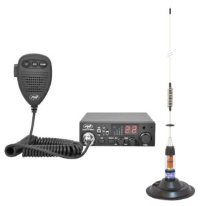 CB radijo stoties komplektas PNI Escort HP 8001L ASQ + ausinės HS81L + CB antena PNI ML70 su magnetu - Image 3