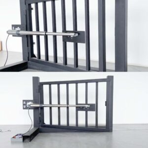 Atveriamų vartų automatikos komplektas PNI MAB300, su 2 40W varikliais, nuotolinio valdymo pulteliais ir valdymo bloku, fotoelementais ir signaline lempa, vartų ilgis iki 2 x 2.5m, vartų svoris 200kg - Image 25
