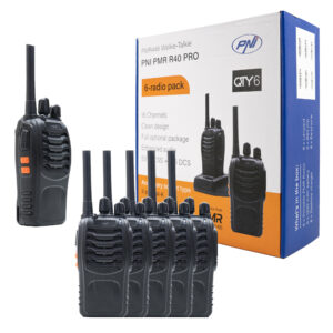 6 nešiojamų radijo stotelių rinkinys PNI PMR R40 PRO, komplekte baterijos, įkrovikliai ir ausinės - Image 17