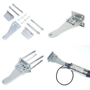 PNI MAB300LR varstomų vartų automatikos komplektas, su 2 40W varikliais, nuotolinio valdymo pulteliais ir valdymo pultu, fotoelementais ir lempute, vartų ilgis iki 2 x 2.5m, vartų svoris 200Kg - Image 27