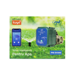 Išmanusis vandens vožtuvas PNI SV200, „Wi-Fi“ ryšys, IP65, DN20, 3/4, „Tuya“ programėlė, suderinamas su „Amazon Alexa“ ir „Google Home“ - Image 2