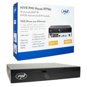 NVR POE PNI House IP716J 16 kanalų 4K 8MP, 8 POE kanalai ir 8 IP kanalai su PNI POE komutatoriumi arba standartiniu H.265 - Image 14