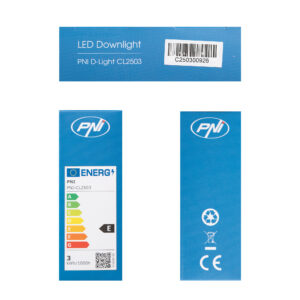 LED prožektorius PNI D-Light CL2503 3W, įleidžiamas, apvalus 9 cm, 6400K, 230V maitinimo šaltinis, 330 lm, šaltai balta spalva - Image 7