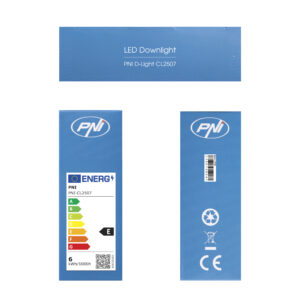 PNI D-Light CL2507 6W LED prožektorius, įleidžiamas, apvalus 12 cm, 4200K, 230V maitinimo šaltinis, 660 lm, neutrali balta spalva - Image 7