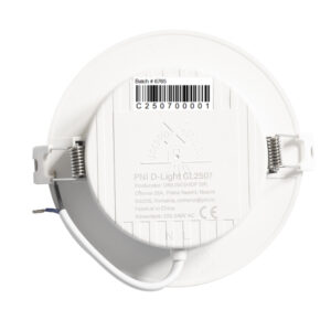 PNI D-Light CL2507 6W LED prožektorius, įleidžiamas, apvalus 12 cm, 4200K, 230V maitinimo šaltinis, 660 lm, neutrali balta spalva - Image 8