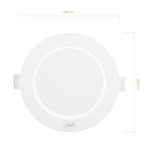 PNI D-Light CL2524 24W LED prožektorius, įleidžiamas, apvalus 29 cm, 6400K, 230V maitinimo šaltinis, 2640 lm, šaltai balta spalva - Image 3