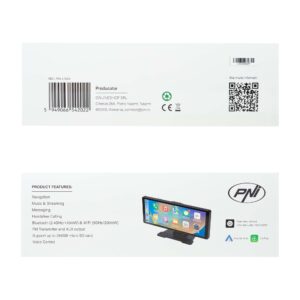 Automobilinis monitorius PNI L1026 10.26 colio, belaidis Carplay, navigacija, muzika, laisvų rankų įranga, „Bluetooth“, FM siųstuvas - Image 4