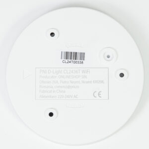 PNI D-Light CL2436T Wi-Fi LED lubinis šviestuvas, RGBW, 36W, reguliuojamas, apvalus 41 cm, 3000K-6500K, 230V maitinimo šaltinis, 3600 lm, baltas, valdomas per Tuya programėlę - Image 5