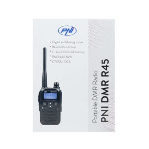 Nešiojama radijo stotelė PNI DMR R45, skaitmeninė ir analoginė, 446MHz, 16 skaitmeninių kanalų ir 99 analoginiai kanalai, balso įrašymo funkcija, 2000mAh Li-Ion baterija - Image 17