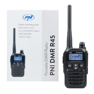 Nešiojama radijo stotelė PNI DMR R45, skaitmeninė ir analoginė, 446MHz, 16 skaitmeninių kanalų ir 99 analoginiai kanalai, balso įrašymo funkcija, 2000mAh Li-Ion baterija - Image 19