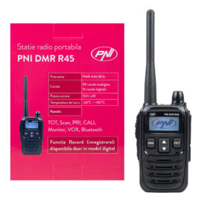 Nešiojama radijo stotelė PNI DMR R45, skaitmeninė ir analoginė, 446MHz, 16 skaitmeninių kanalų ir 99 analoginiai kanalai, balso įrašymo funkcija, 2000mAh Li-Ion baterija - Image 20