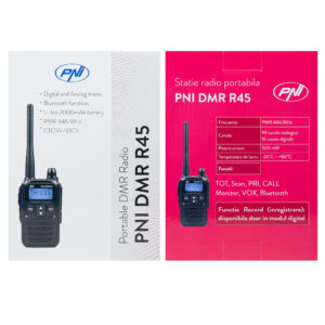Nešiojama radijo stotelė PNI DMR R45, skaitmeninė ir analoginė, 446MHz, 16 skaitmeninių kanalų ir 99 analoginiai kanalai, balso įrašymo funkcija, 2000mAh Li-Ion baterija - Image 21