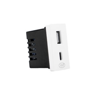 Dvigubas USB lizdas PNI UB30, 5V, 2.4A, modulinis, įmontuojamas - Image 8