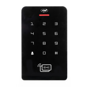 PNI DK150 autonominė praėjimo kontrolės klaviatūra, PIN kodo atrakinimas, RFID kortelė, IP65, juoda