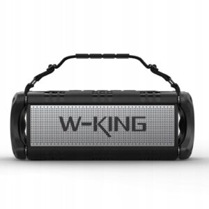 Belaidis „Bluetooth“ garsiakalbis „W-KING D8“, juodos ir sidabrinės spalvos