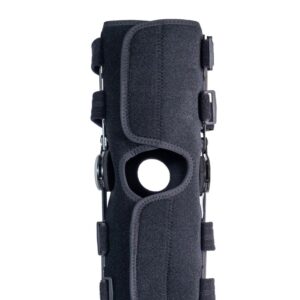 Ilga atvira kelio sąnario ortozė "Stabilmax O-1243/L REHAFUND", juoda - Image 2