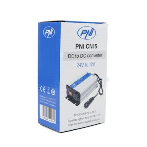 PNI CN15 įtampos keitiklis 180W, 24V-12V, 15A, USB 2.0, apsauga nuo išėjimo trumpojo jungimo - Image 8