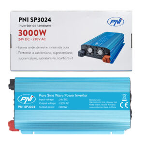 Įtampos keitiklis PNI SP3024 24V maitinimo šaltinis 230V išėjimas 3000W gryna sinusinė banga - Image 7