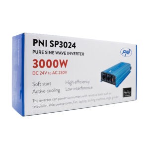 Įtampos keitiklis PNI SP3024 24V maitinimo šaltinis 230V išėjimas 3000W gryna sinusinė banga - Image 9