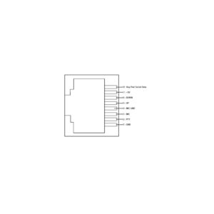 CRT mikrofonas su RJ45 jungtimi, skirtas CRT radijo stotelei MICRON UV - Image 2