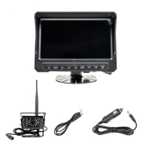 PNI TRK501 belaidė LCD atbulinės eigos kamera ir monitorius su DVR funkcija, „Micro SD“ kortelės lizdu, IR šviesos diodais, skirta sunkvežimiams - Image 7