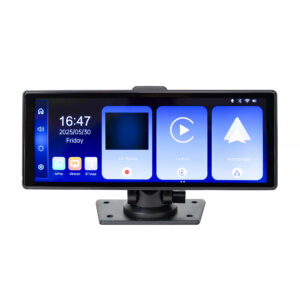 Automobilinis monitorius su DVR PNI D1026 10.26 colio DVR, belaidis Carplay, navigacija, muzika, laisvų rankų įranga, „Bluetooth“, FM siųstuvas - Image 8