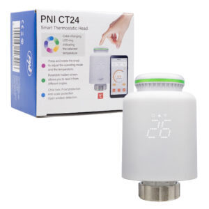 PNI CT24 išmanioji termostatinė galvutė radiatoriui, Tuya Smart mobilioji programėlė - Image 4