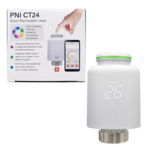 PNI CT24 išmanioji termostatinė galvutė radiatoriui, Tuya Smart mobilioji programėlė - Image 12